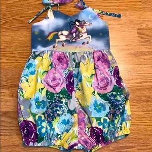 Tallulah Sophie Unicorn Romper